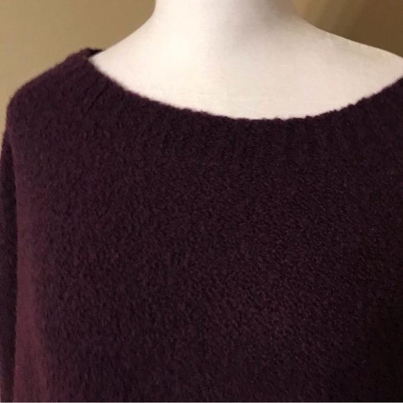 Eileen Fisher Women Sz S Purple Merino Wool Cashmere Boucle Knit Sweater. - Picture 2 of 5